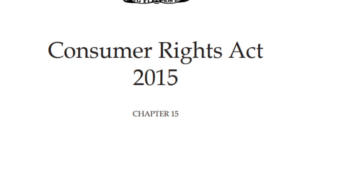 Consumer Rights Act 2015