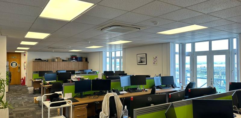 Office LED Lighting Upgrade in Southampton by Inlight Electrical